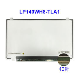 LVDS 40 دبوس 14 بوصة HD شاشة LCD Lp140wh8 Tla1 1366x768 للحصول على أجهزة الكمبيوتر المحمول LG